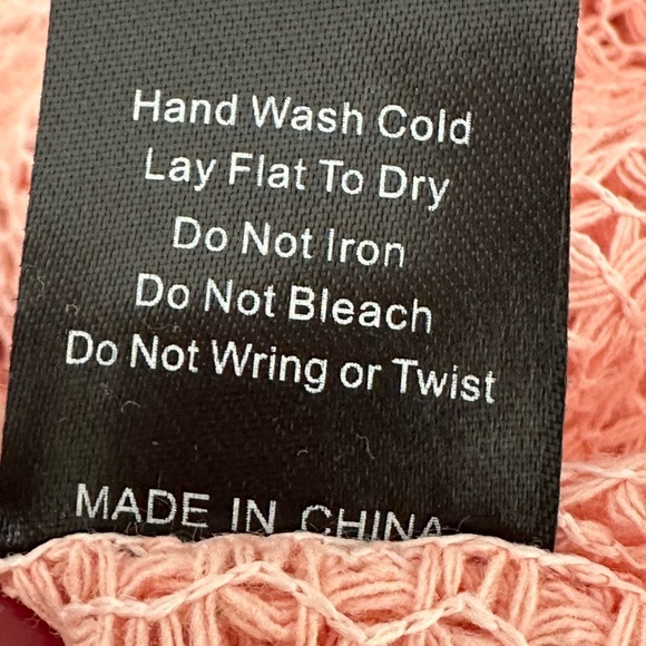 POL Cottagecore Slouchy Floral Crochet Blouse Bohemian Girly Relaxed Fit Large - Picture 14 of 16